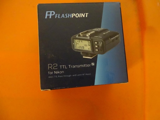FlashPoint R2 TTL Transmitter for Nikon-Never Used!