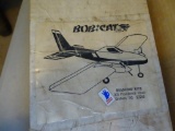 Bob Cat Twin Engine Airplane Kit-remote control-does not include engine.