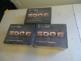 3 EVGA Power Supplies -Never opened!