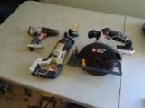 Porter Cable 20V Litium Skil saw, Drill, Saw-Saw - no batteries