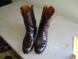 Leather cowboy boots-Lucchese men's size 11