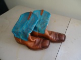 Rios of Mercedes men's leather cowboy boots-size 11.5