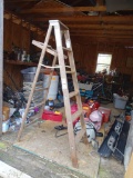 Wooden ladder-6'