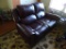 Brown Leather Loveseat from Rooms to Go-62