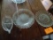 Assorted glassware-3 pieces