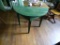 Handmade half moon table-green