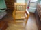 Large oak chair