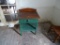 Handmade side table-green bottom-25