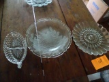 Assorted glassware-3 pieces