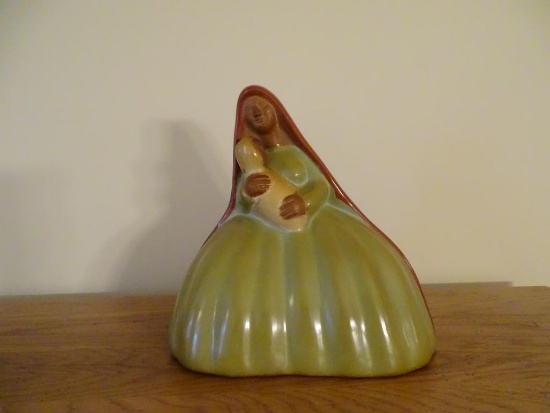 Ceramic Lady w/child-made in Peru