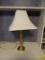 Small table lamp, brass base