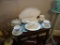 Assorted China on table-Platters, gravy boat, cups, etc.