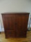 Wood TV Cabinet-Villageois Furniture-Very good Condition