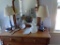 All items on Dresser-Lamps, pitcher, etc.