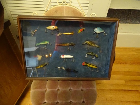 Framed fishing lures