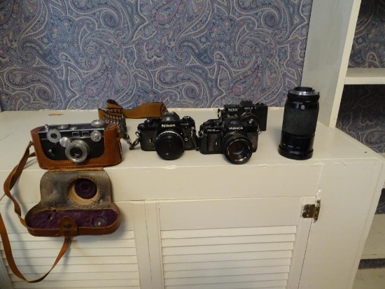 Cameras: Meikai-4351-0; Yashica FX-3-Super; Nikon EM; Lens 57654242