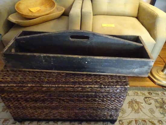 Vintage Wooden Box-31"L x 11"W