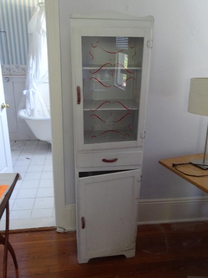 Vintage Cupboard-66"T x 18"W x 12"D