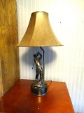 Golf themed lamp