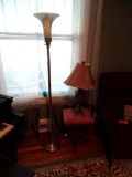 2 Lamps - Tall lamp has Metal base-70