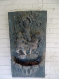 Outdoor Wall Hanging-appears to be made of Plaster of Paris