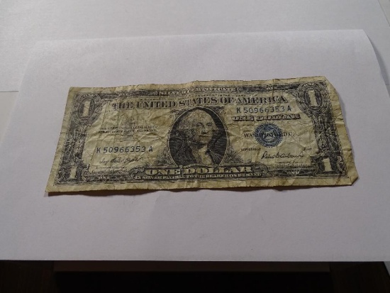 1957 $1 Silver Certificate Note