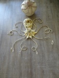 Metal Octopus wall hanging and Octopus vase