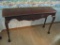 Queen Anne wooden side table purchased from Ethan Allan-30