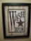 Washroom picture and 2 dragonfly pictures