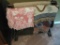 Wooden Quilt Rack w/ quilts
