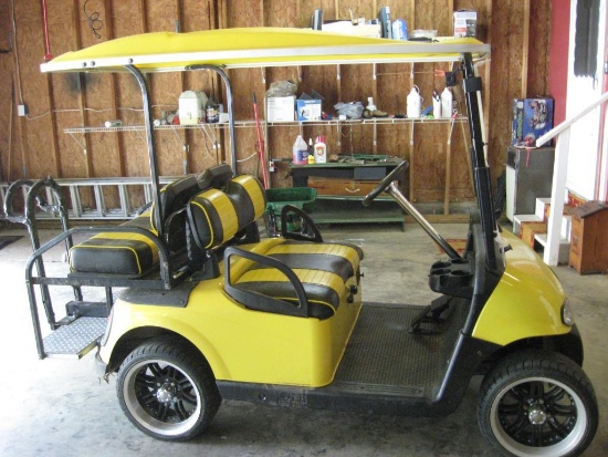 EZGO Golf cart-gas powered w/trailer hitch
