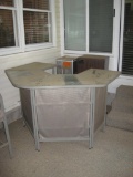 Outdoor Bar and stool-4 bar height chairs