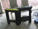2 sets plastic sawhorses