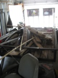 Trailer 12' x 7' (no title) & contents - wood bottom, metal frame