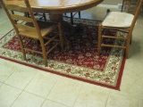 Several rugs made in Turkey-Kitchen rug is 5'x7'. Also includes hall runner and 2 small rugs.