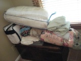 Comforters, Full Sheets, Pillows