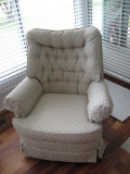 Upholstered rocking chair