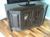 TV Stand-wood/rattan-27