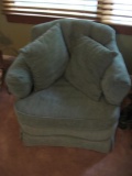 Small side chair-blue