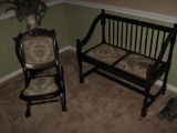 Rocker and Loveseat