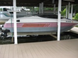 1990 Bayliner 21' fiberglass boat-Merc cruiser V-6, Power trim, Capri-4.3 L, Hull ID# BIYA05CFI990