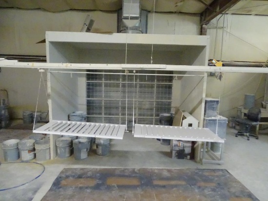 Metal Paint Booth-10" x 8.2'-plus filter-Global Finishing Spray Booth.