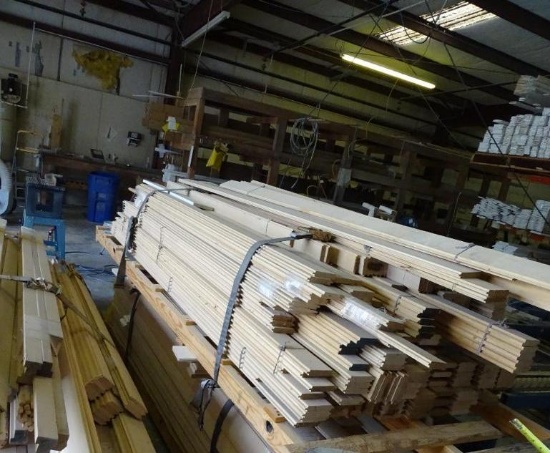Top Pallet-Bass wood-mid rail, top/bottom rail, 4.5" louvers