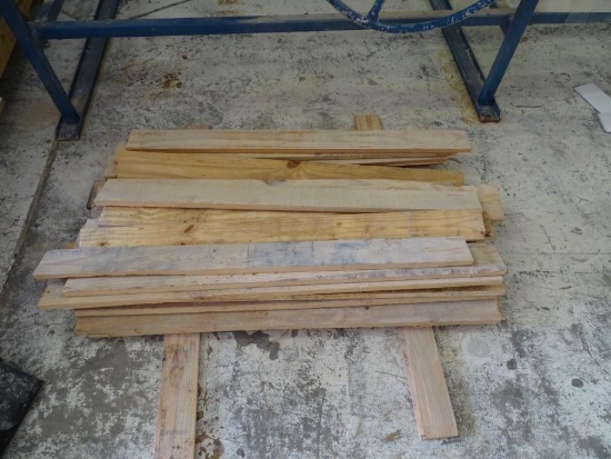 Assorted wood-3.5" W x 5/8' thick x 42"L-~ 20 pieces