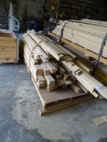 Pallet of Wood and misc shutter parts:4