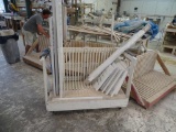 2 Rolling carts with shutters