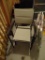 2 metal/fabric deck chairs-like new! plus 2 folding chairs