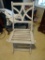 Wooden folding chair-gray color