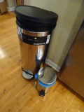 2 Trash Cans-30 Litre Simple Human-like new! and 1 small trash can