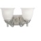 Progress Lighting P2730-81 2-Lamp 100 W 120 Volt Antique Nickel Medium Incandescent Bath and Vanity